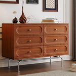 スタイリッシュな無垢材キャビネット|モダンデザイン収納家具 fyf-2236