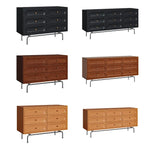 スタイリッシュな無垢材キャビネット|モダンデザイン収納家具 fyf-2236