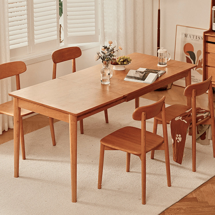 【高品質】オーク チェリー材 テーブル|エレガントなデザイン fyg-654