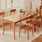 【高品質】オーク チェリー材 テーブル|エレガントなデザイン fyg-654