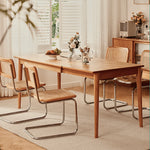 【高品質】オーク チェリー材 テーブル|エレガントなデザイン fyg-654