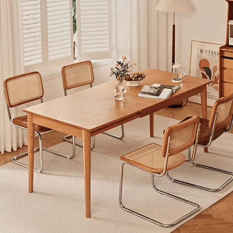 【高品質】オーク チェリー材 テーブル|エレガントなデザイン fyg-654