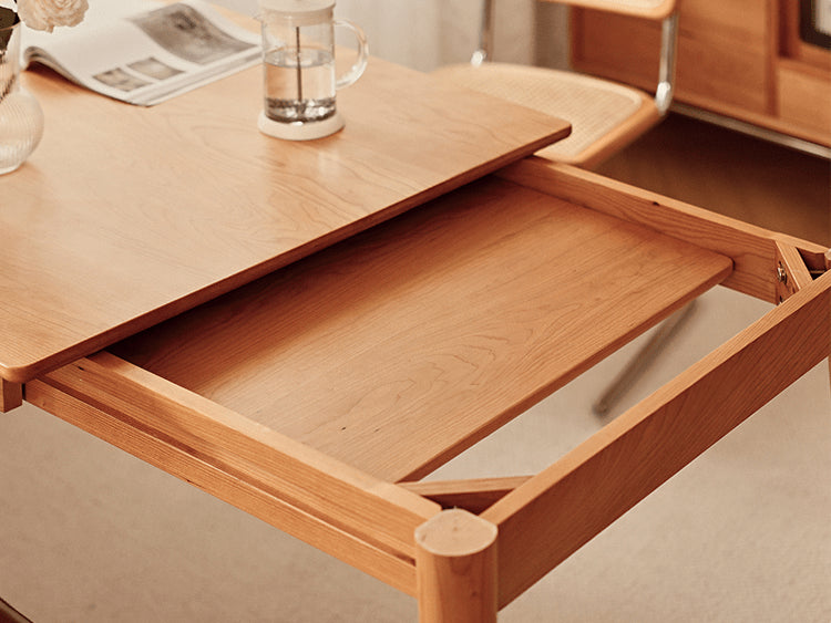 【高品質】オーク チェリー材 テーブル|エレガントなデザイン fyg-654