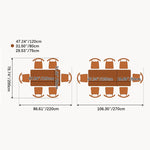 【高品質】オーク チェリー材 テーブル|エレガントなデザイン fyg-654