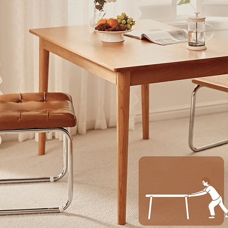 【高品質】オーク チェリー材 テーブル|エレガントなデザイン fyg-654