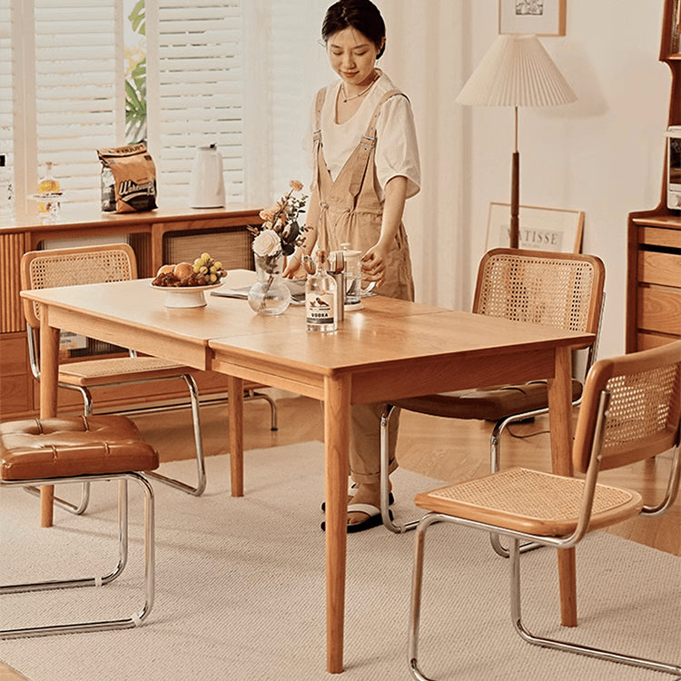 【高品質】オーク チェリー材 テーブル|エレガントなデザイン fyg-654