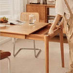 【高品質】オーク チェリー材 テーブル|エレガントなデザイン fyg-654