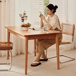 【高品質】オーク チェリー材 テーブル|エレガントなデザイン fyg-654