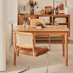 【高品質】オーク チェリー材 テーブル|エレガントなデザイン fyg-654