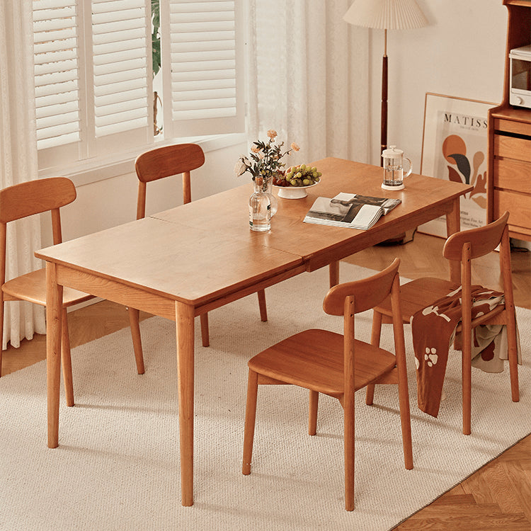 【高品質】オーク チェリー材 テーブル|エレガントなデザイン fyg-654