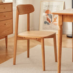 高級レッドオーク&チェリー材チェア|エレガントなデザインと快適な座り心地 fyg-658