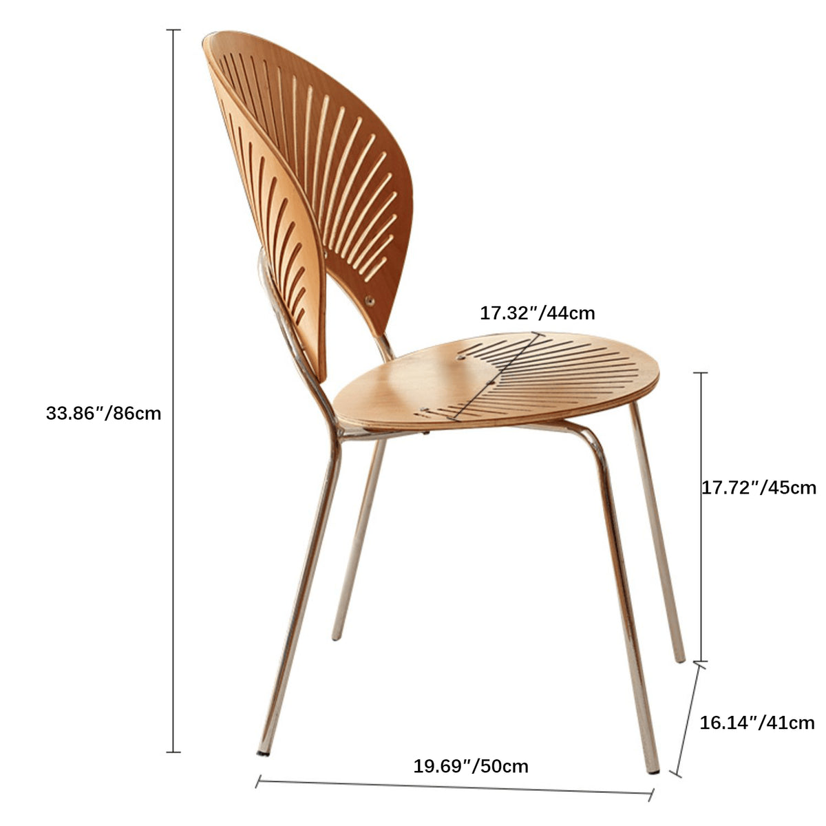 高級レッドオーク&チェリー材チェア|エレガントなデザインと快適な座り心地 fyg-658