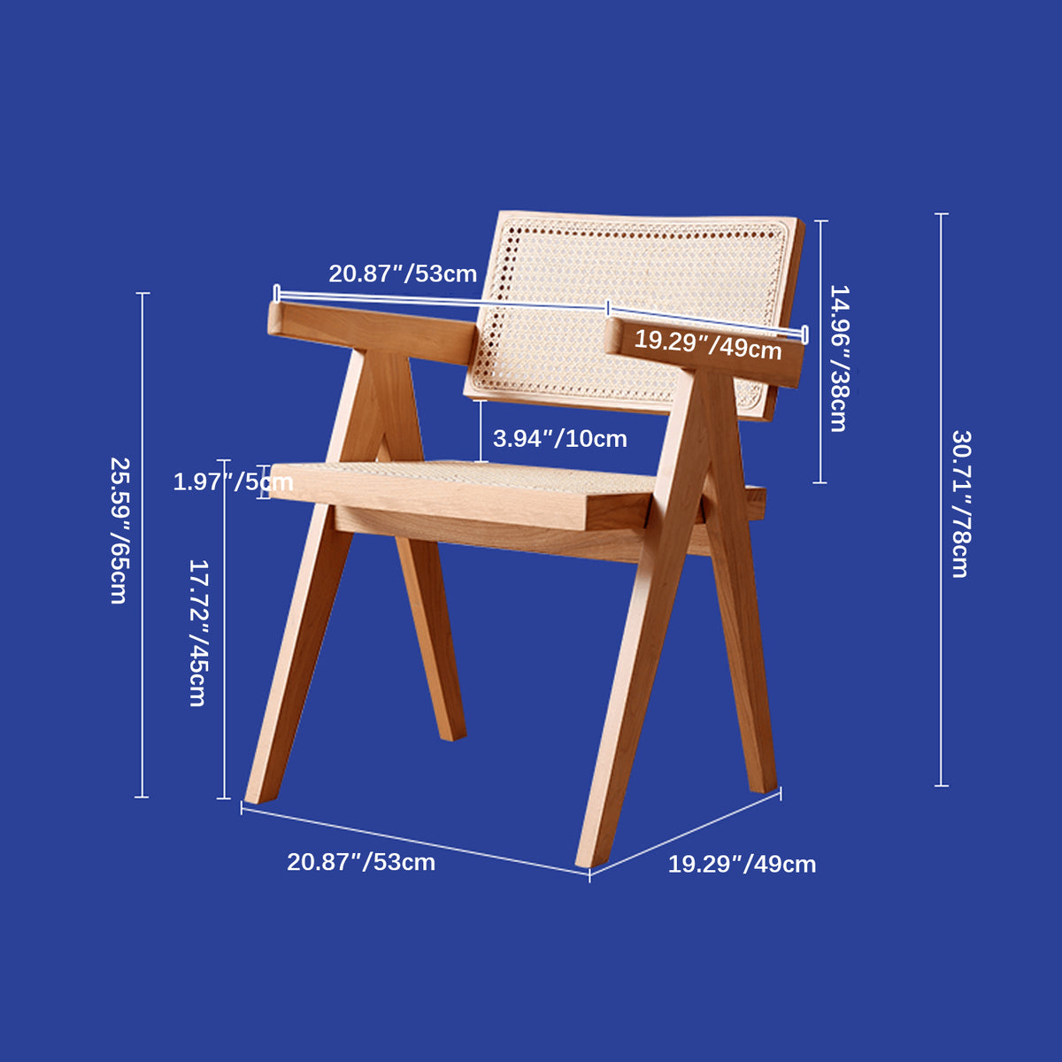 高級レッドオーク&チェリー材チェア|エレガントなデザインと快適な座り心地 fyg-658