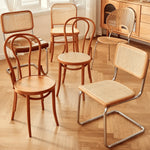 【天然木×多層板】レッドオーク&チェリー材使用の快適チェア - コットン張りで高級感UP! fyg-659