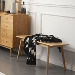 レッドオーク&チェリー材使用 高品質デザインスツール fyg-663