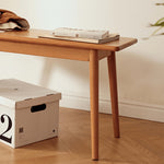 レッドオーク&チェリー材使用 高品質デザインスツール fyg-663