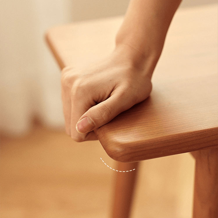 レッドオーク&チェリー材使用 高品質デザインスツール fyg-663