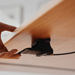 チェリー材×強化ガラスのデザインセンターテーブル 高級感漂う多層板&銅仕上げ fyg-667