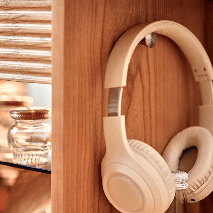 セラミック&チェリー材センターテーブル - 強化ガラス&ステンレスの高級デザイン fyg-668