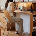 チェリー材使用 多層板 ガラス アクリル製 高級感あふれる化粧台 fyg-670