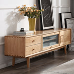 【高品質】多機能テレビ台|チェリー材?ケヤキ?多層板?ガラス?銅?レッドオーク?キリ製 fyg-672