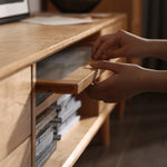 【高品質】多機能テレビ台|チェリー材?ケヤキ?多層板?ガラス?銅?レッドオーク?キリ製 fyg-672