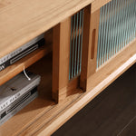 【高品質】多機能テレビ台|チェリー材?ケヤキ?多層板?ガラス?銅?レッドオーク?キリ製 fyg-672