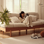 「高級素材使用!チェリー材とパイン、ステンレスフレームのグースダウン入りソファー」 fyg-673