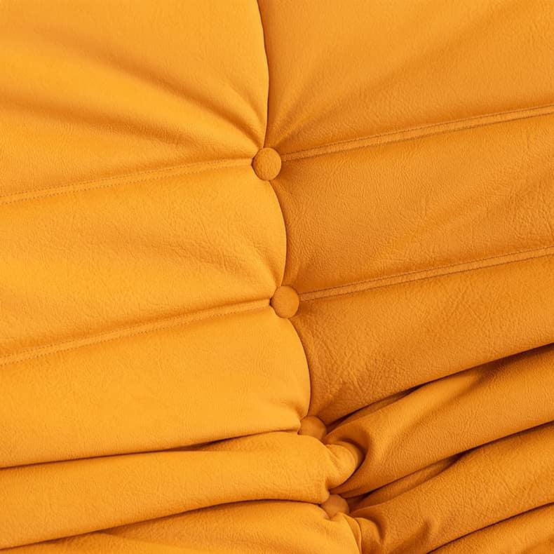 「快適な座り心地!パインMDF集成材とPPコットン使用のエアレザーソファー」 fykl-423