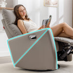 【おしゃれで快適】パイン MDF集成材 使用!高級感溢れるフェイクレザーソファー fykl-425