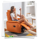 【快適な座り心地】パイン木材+MDF集成材ソファー - PPコットン&エアレザー使用 fykl-429