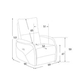 【快適な座り心地】パイン木材+MDF集成材ソファー - PPコットン&エアレザー使用 fykl-429