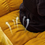 「快適デザイン ソファー パイン材使用 高品質MDF集成材 PPコットン&ネル 最高の居心地を提供!」 fykl-435