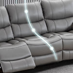 高級感あふれるエアレザーソファー - パイン材&PPコットン使用 fykl-436