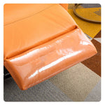 【おしゃれなエアレザーソファー】パイン MDF 集成材&PPコットン使用 高級感あふれるリラックスチェア fykl-439