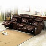 【高級パイン材&ナノレザー使用】快適なファミリーソファー - おしゃれで耐久性抜群 fykl-445