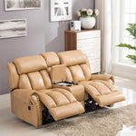 【高級パイン材&ナノレザー使用】快適なファミリーソファー - おしゃれで耐久性抜群 fykl-445