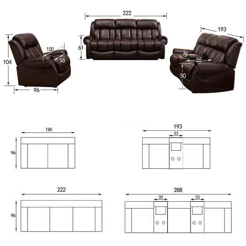 【高級パイン材&ナノレザー使用】快適なファミリーソファー - おしゃれで耐久性抜群 fykl-445