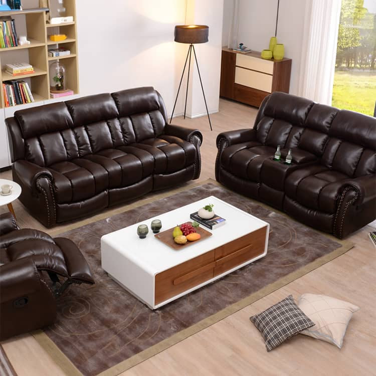 【高級パイン材&ナノレザー使用】快適なファミリーソファー - おしゃれで耐久性抜群 fykl-445