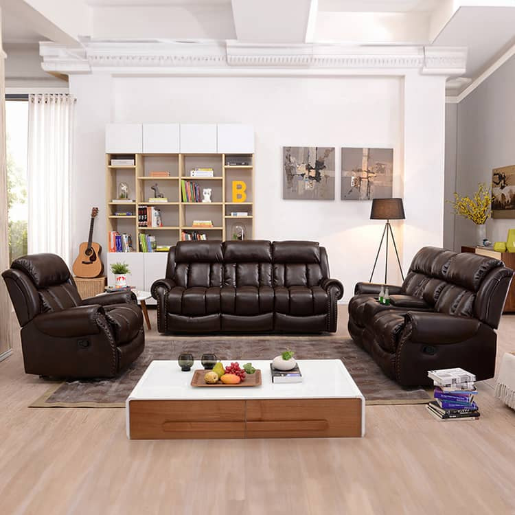 【高級パイン材&ナノレザー使用】快適なファミリーソファー - おしゃれで耐久性抜群 fykl-445