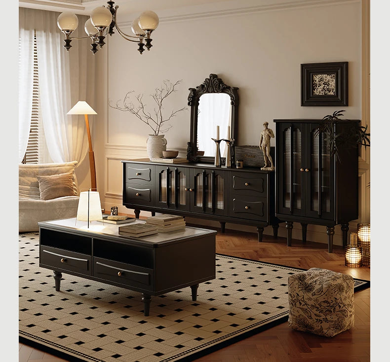 高級感溢れる銅製・アクリルのテレビ台 | エレガントなデザインで快適なリビング空間を演出 fymj-4842