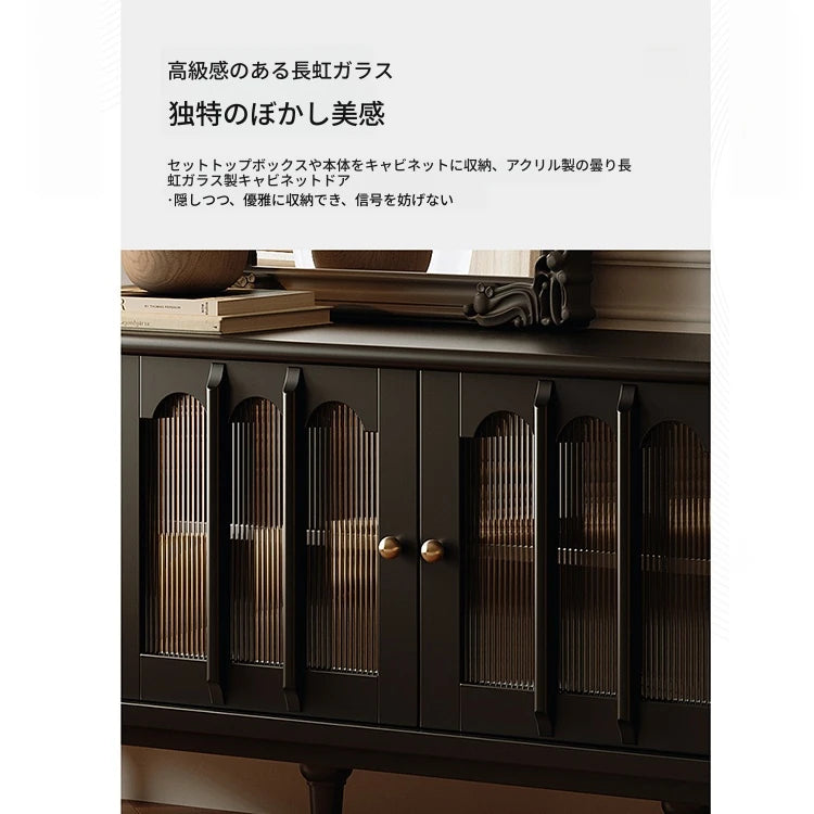 高級感溢れる銅製・アクリルのテレビ台 | エレガントなデザインで快適なリビング空間を演出 fymj-4842