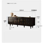 高級感溢れる銅製・アクリルのテレビ台 | エレガントなデザインで快適なリビング空間を演出 fymj-4842