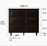 高級感あふれる銅製キャビネット - シックなデザインの収納家具,モダンインテリアに最適! fymj-4844