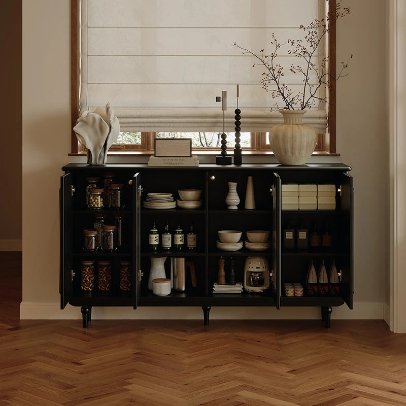 スタイリッシュな無垢材&銅製キャビネット - シンプルで高級感溢れるアクリルデザイン fymj-4848