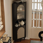 シックなアクリル銅ラタンキャビネット - スタイリッシュな収納でお部屋を演出します! fymj-4851