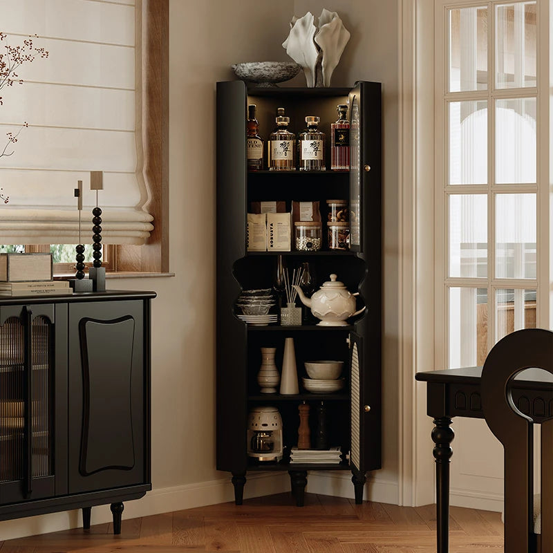 シックなアクリル銅ラタンキャビネット - スタイリッシュな収納でお部屋を演出します! fymj-4851