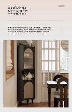 シックなアクリル銅ラタンキャビネット - スタイリッシュな収納でお部屋を演出します! fymj-4851