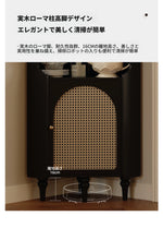 シックなアクリル銅ラタンキャビネット - スタイリッシュな収納でお部屋を演出します! fymj-4851