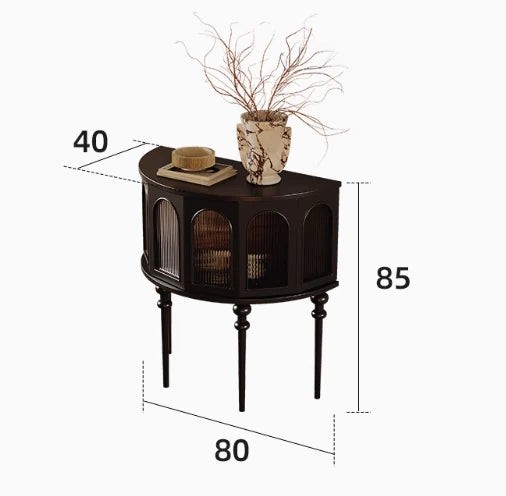 レッドオーク製 多層板キャビネット - エレガントなデザインと収納力を兼ね備えたインテリア家具 fymj-4853